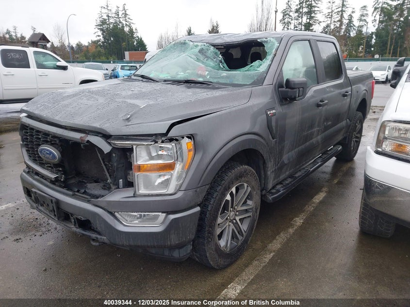 1FTEW1EP5MKE85097 2021 FORD F-150 photo no. 2
