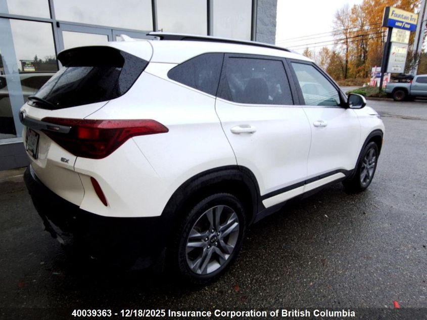 2021 Kia Seltos S VIN: KNDEUCAA2M7052536 Lot: 40039363