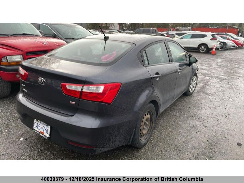 2016 Kia Rio Lx VIN: KNADM4A39G6547746 Lot: 40039379