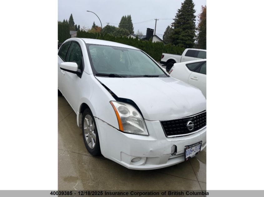 2008 Nissan Sentra 2.0/2.0S/2.0Sl VIN: 3N1AB61E68L733991 Lot: 40039385