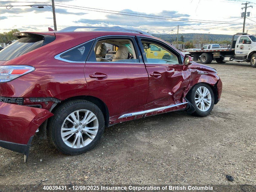 JTJBC1BA0A2409002 2010 LEXUS RX photo no. 4