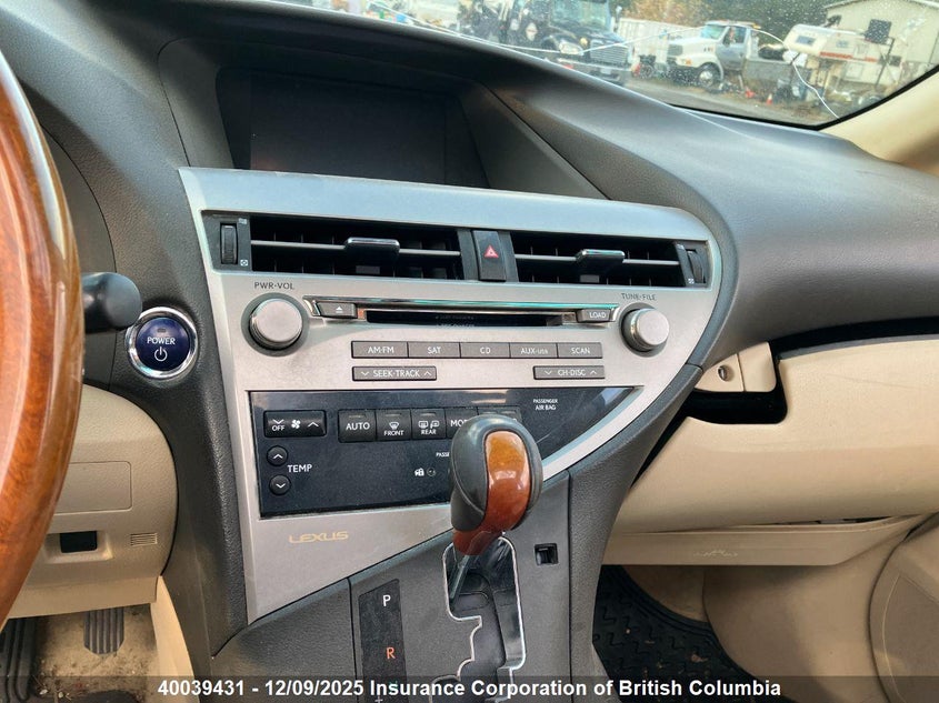 JTJBC1BA0A2409002 2010 LEXUS RX photo no. 9