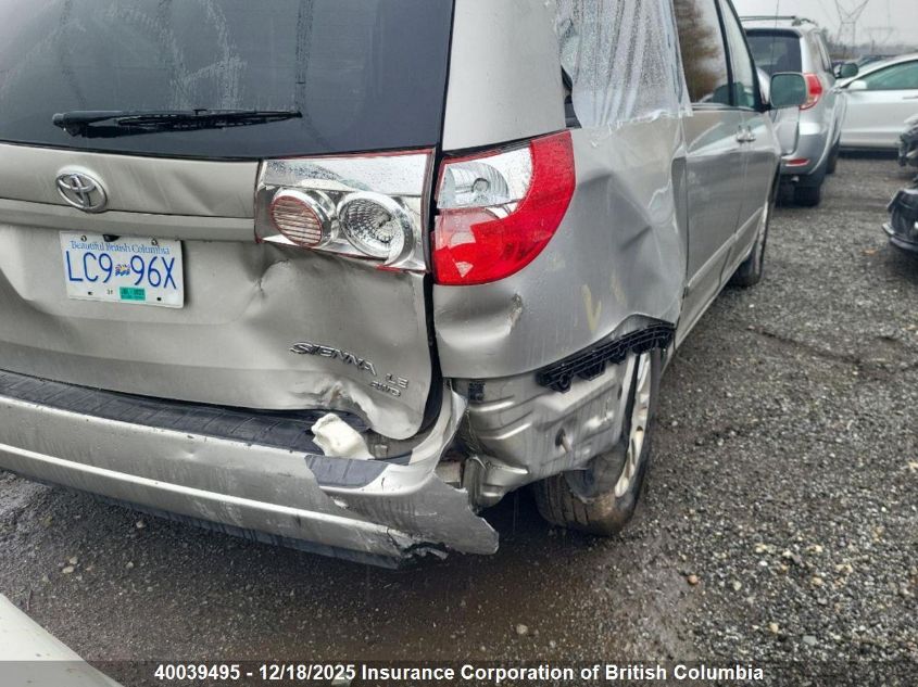 2007 Toyota Sienna Le VIN: 5TDBK23C17S002593 Lot: 40039495