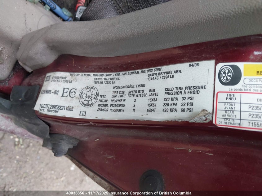1GCDT299588211665 2008 CHEVROLET COLORADO photo no. 18