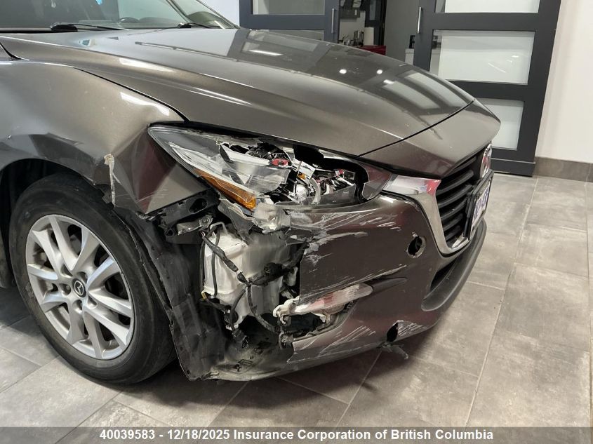 2017 Mazda 3 Touring VIN: JM1BN1L75H1125185 Lot: 40039583