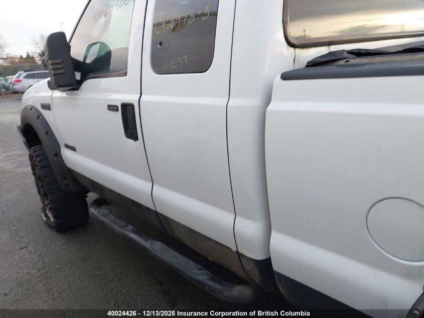 2007 Ford F250 Super Duty VIN: 1FTSX21P47EB34504 Lot: 40024426