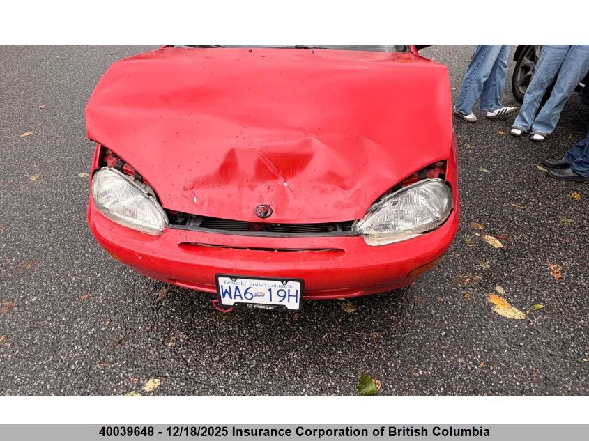 1995 Mazda Mx-3 Precedia Rs VIN: JM1EC4330S0409712 Lot: 40039648