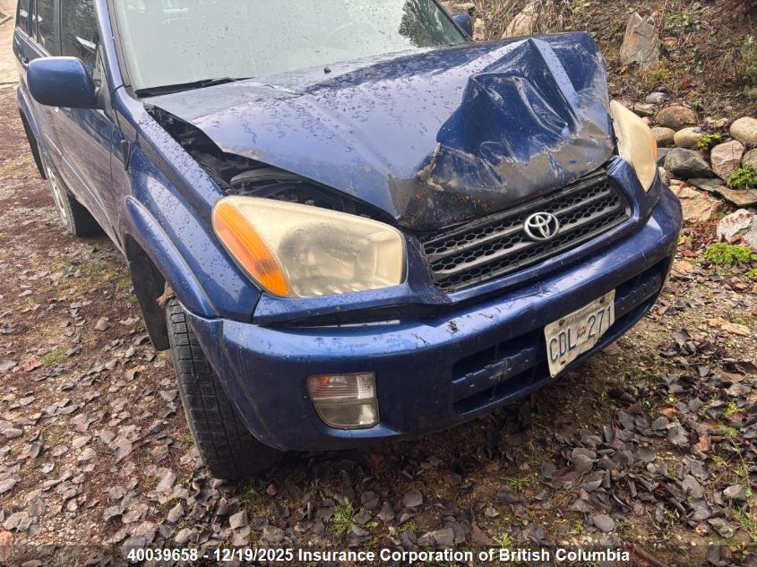 2001 Toyota Rav4 VIN: JTEHH20V516002758 Lot: 40039658