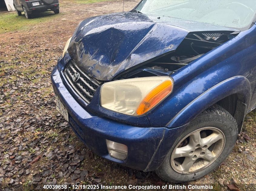 2001 Toyota Rav4 VIN: JTEHH20V516002758 Lot: 40039658