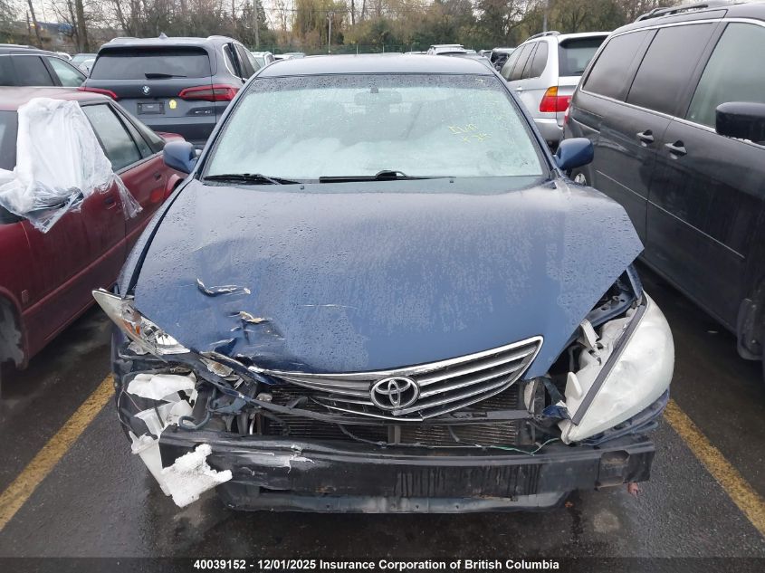 2005 Toyota Camry Le/Xle/Se VIN: 4T1BE32K55U038104 Lot: 40039152