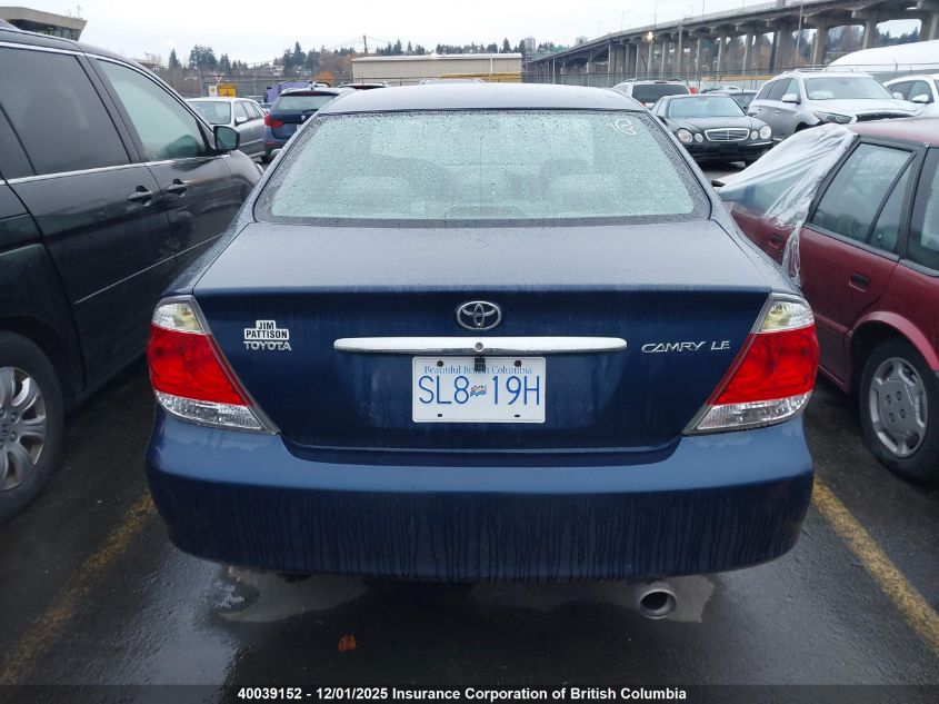 2005 Toyota Camry Le/Xle/Se VIN: 4T1BE32K55U038104 Lot: 40039152