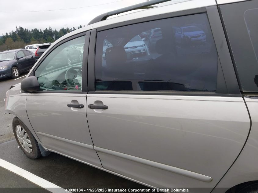 2008 Toyota Sienna Ce VIN: 5TDZK29C98S112329 Lot: 40038184