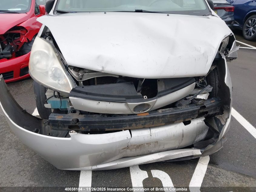 2008 Toyota Sienna Ce VIN: 5TDZK29C98S112329 Lot: 40038184