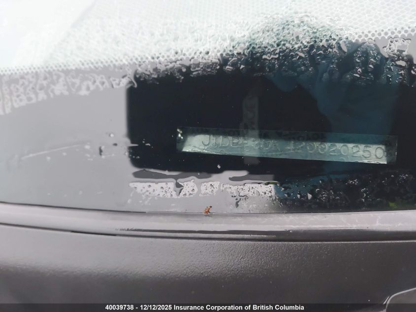 2002 Toyota Camry VIN: JTDBF30K420020250 Lot: 40039738