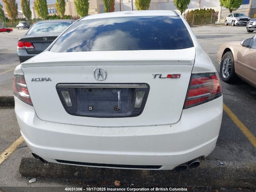 2007 Acura Tl Type S VIN: 19UUA76547A800672 Lot: 40031306