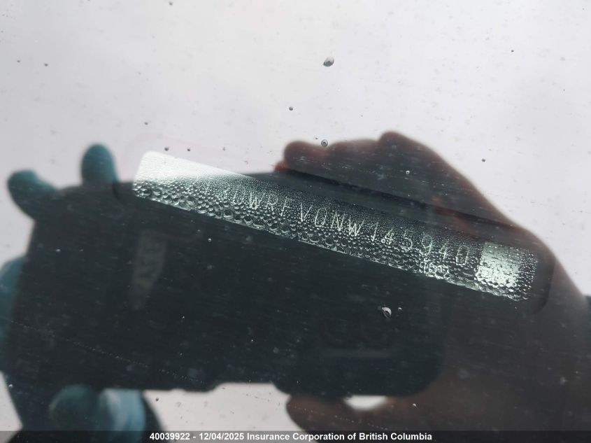 2022 Toyota Rav4 VIN: 2T3DWRFV0NW145940 Lot: 40039922