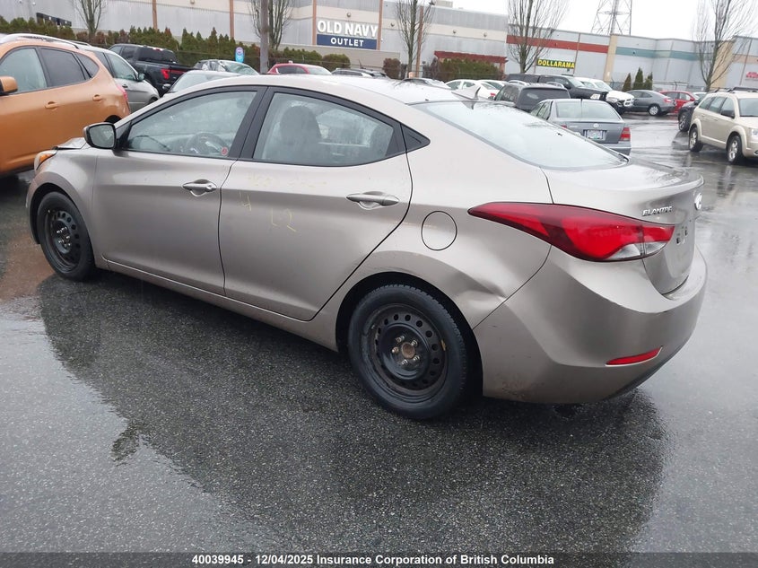 5NPDH4AE8EH486627 2014 HYUNDAI ELANTRA photo no. 3