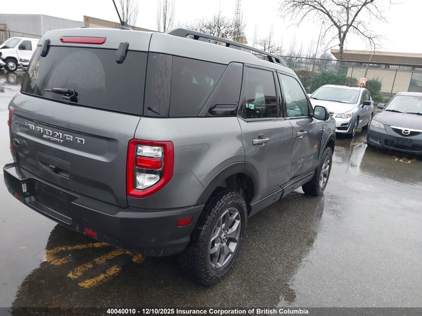 3FMCR9D98NRD51791 2022 FORD BRONCO SPORT photo no. 4