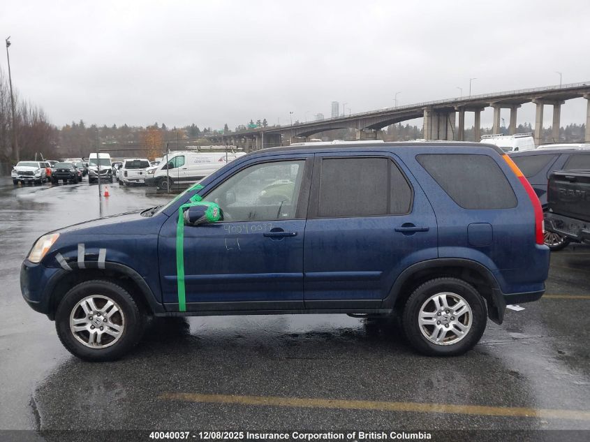 2003 Honda Cr-V VIN: JHLRD789X3C805744 Lot: 40040037