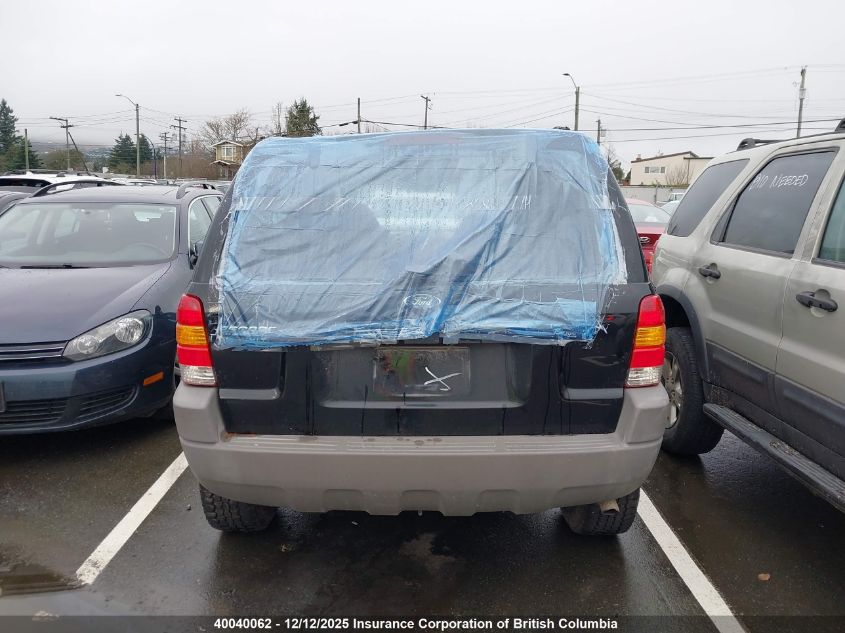 2001 Ford Escape Xlt VIN: 1FMYU04141KC35786 Lot: 40040062
