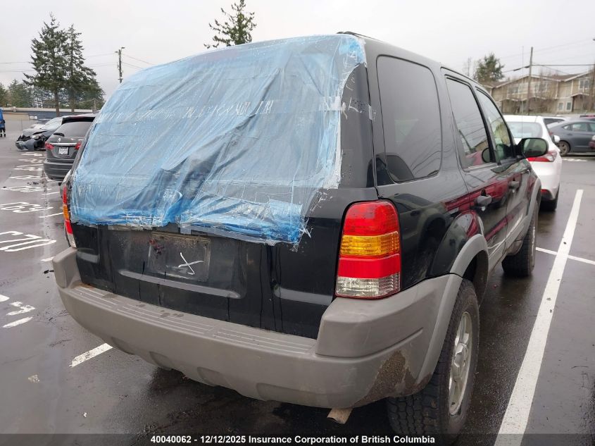 2001 Ford Escape Xlt VIN: 1FMYU04141KC35786 Lot: 40040062