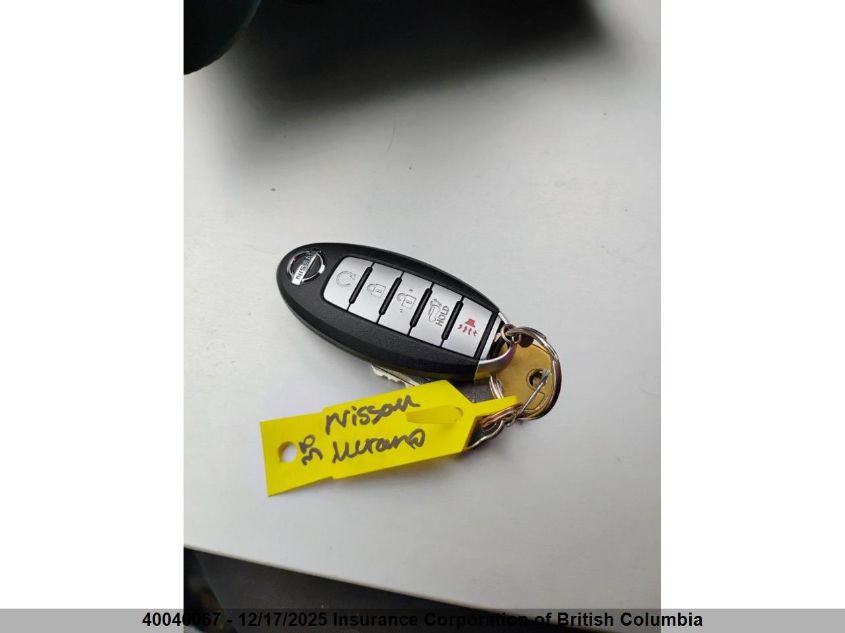 2016 Nissan Murano S/Sl/Sv/Platinum VIN: 5N1AZ2MH4GN155696 Lot: 40040067