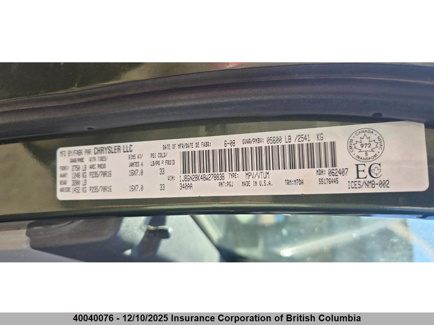 1J8GN28K48W278838 2008 JEEP LIBERTY (NORTH AMERICA) photo no. 13