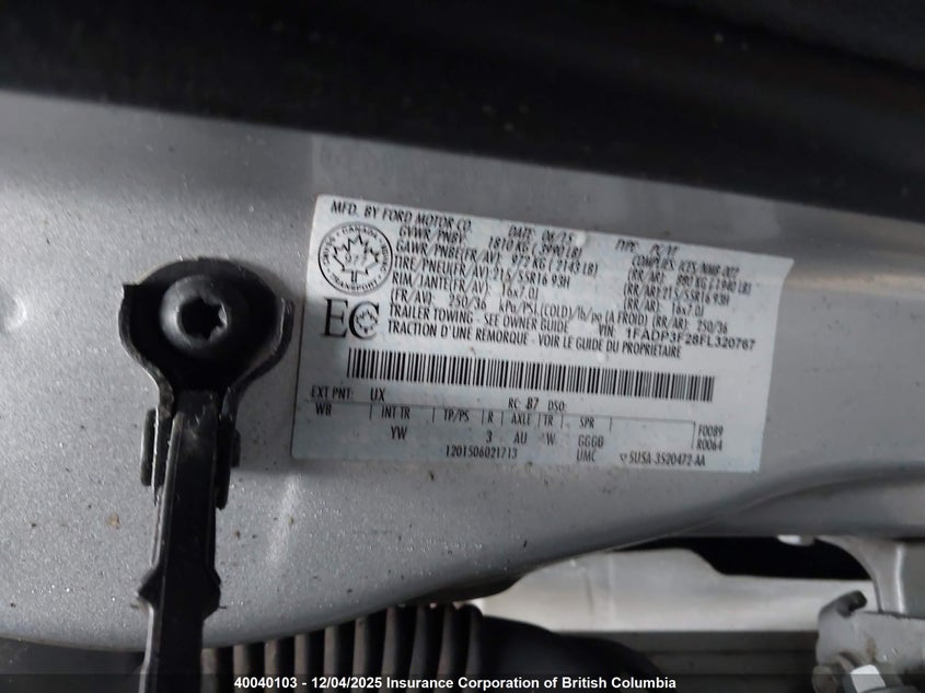 1FADP3F28FL320767 2015 FORD FOCUS photo no. 18