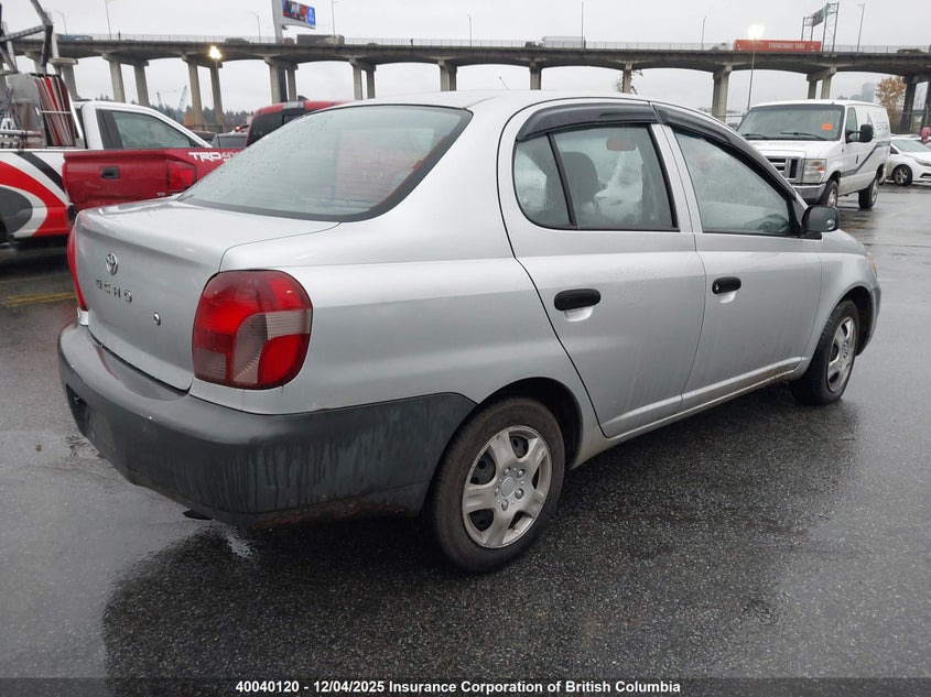 JTDBT123010100386 2001 TOYOTA ECHO photo no. 4