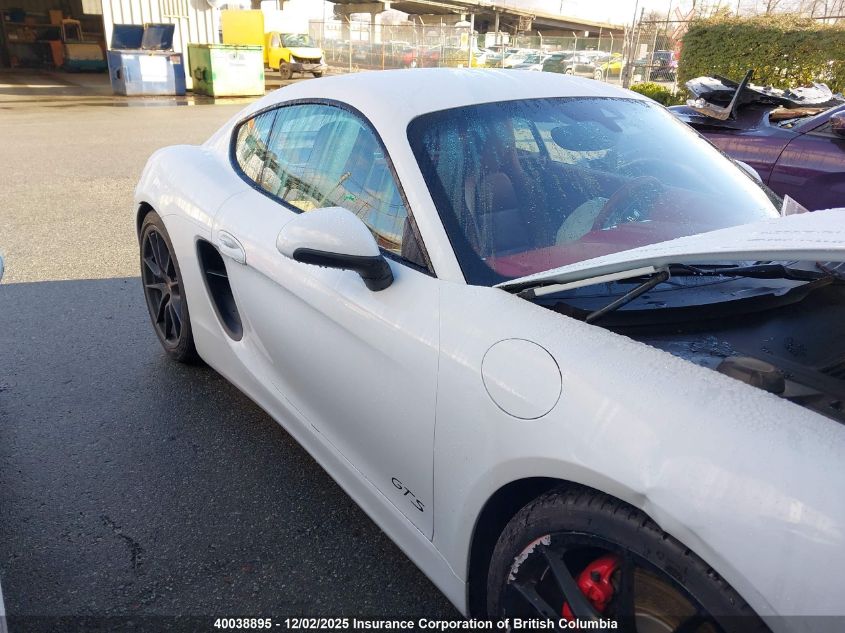 2016 Porsche Cayman S/Gts VIN: WP0AB2A87GK185614 Lot: 40038895