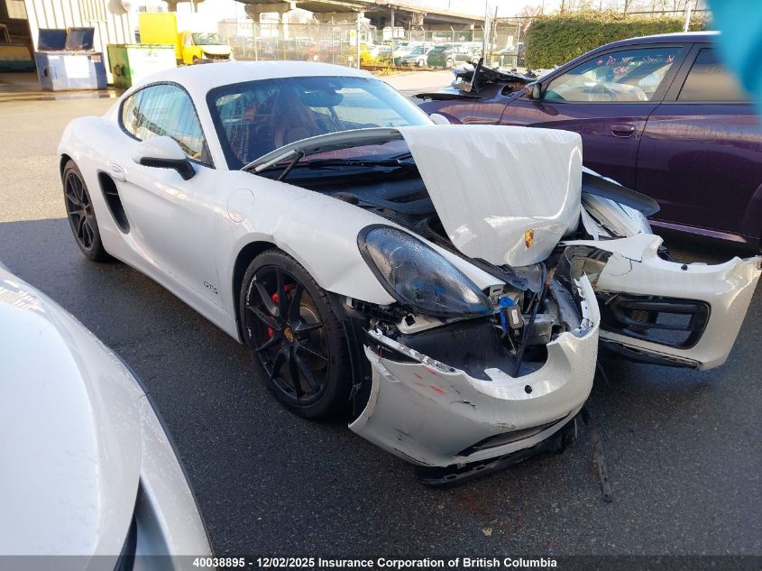 2016 Porsche Cayman S/Gts VIN: WP0AB2A87GK185614 Lot: 40038895