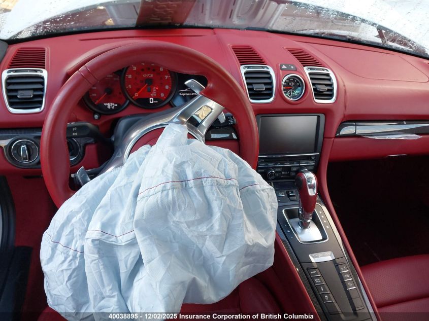 2016 Porsche Cayman S/Gts VIN: WP0AB2A87GK185614 Lot: 40038895