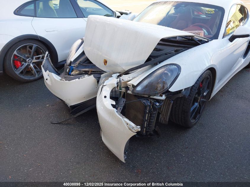 2016 Porsche Cayman S/Gts VIN: WP0AB2A87GK185614 Lot: 40038895