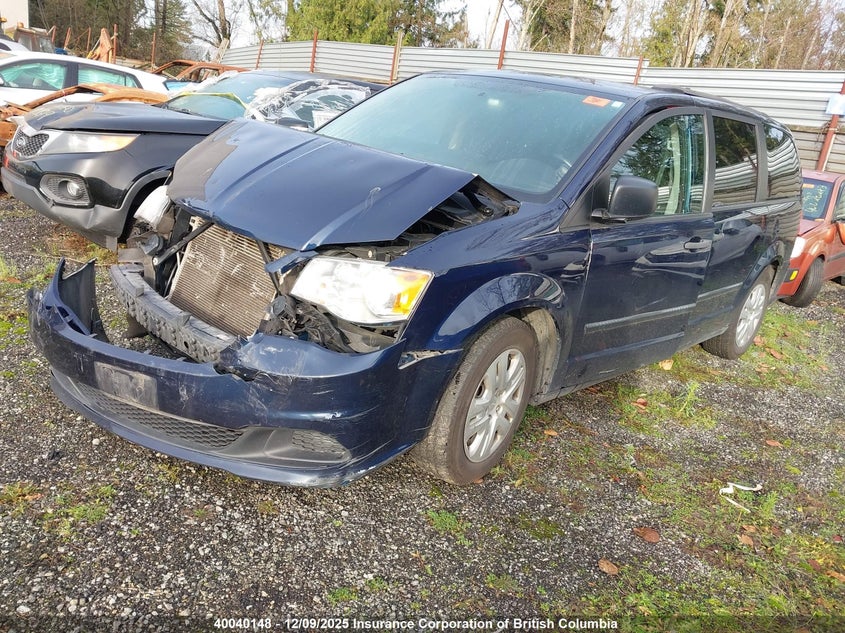 2C4RDGBG5HR870276 2017 DODGE CARAVAN photo no. 2