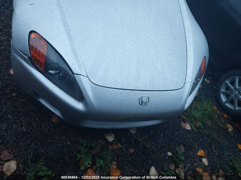 2002 Honda S2000 VIN: JHMAP11442T800288 Lot: 40039484