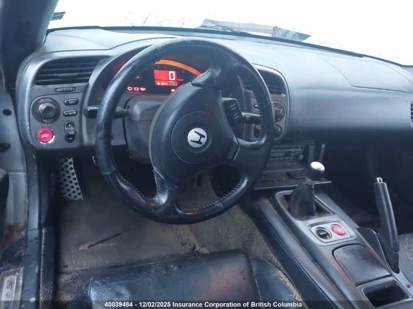 2002 Honda S2000 VIN: JHMAP11442T800288 Lot: 40039484