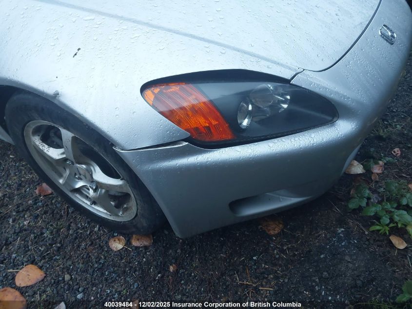 2002 Honda S2000 VIN: JHMAP11442T800288 Lot: 40039484