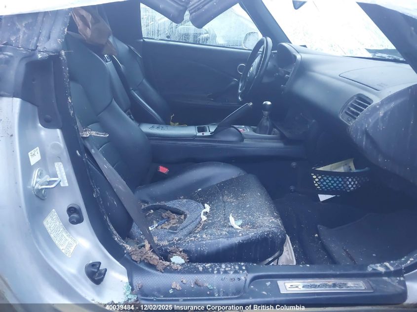 2002 Honda S2000 VIN: JHMAP11442T800288 Lot: 40039484