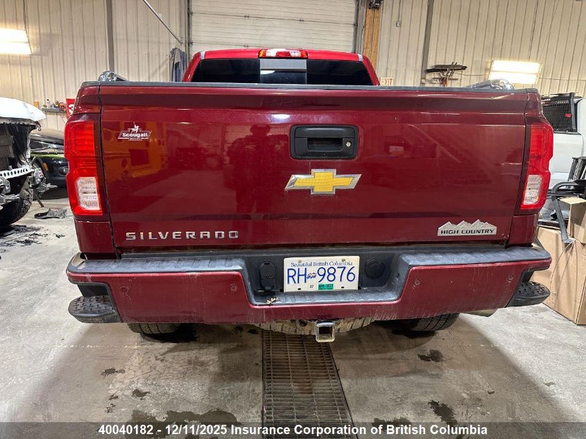 2018 Chevrolet Silverado K1500 High Country VIN: 3GCUKTEJ0JG153649 Lot: 40040182