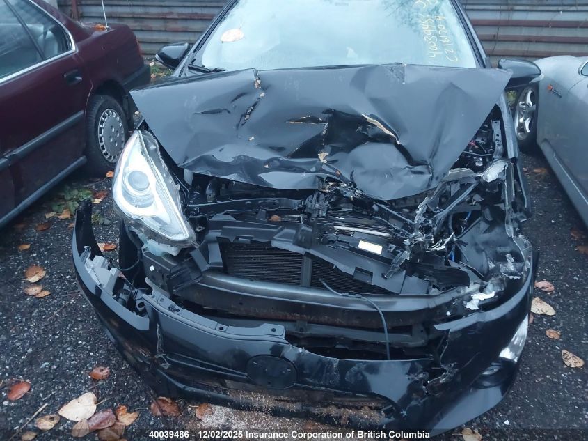 2015 Toyota Prius C VIN: JTDKDTB34F1111417 Lot: 40039486