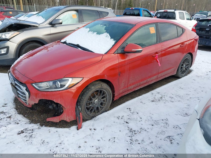 KMHD84LF4HU112964 2017 HYUNDAI ELANTRA photo no. 2