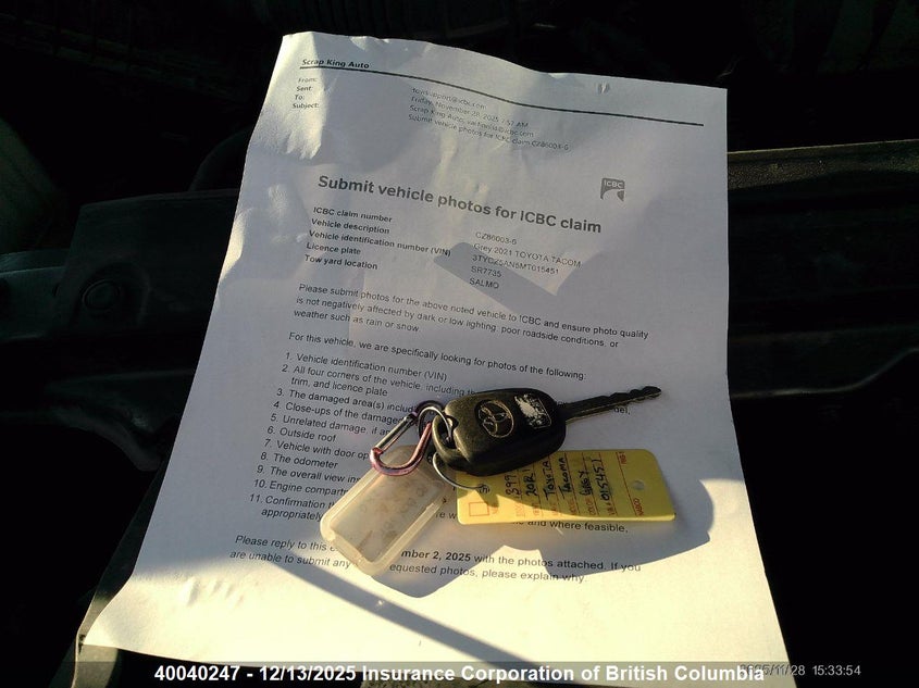 3TYCZ5AN5MT015451 2021 TOYOTA TACOMA photo no. 11