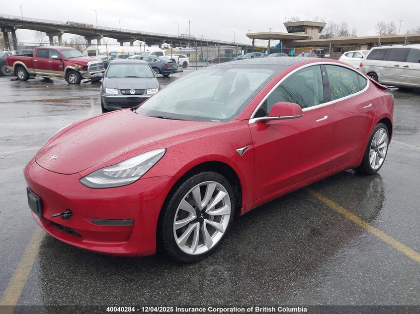 5YJ3E1EA3KF447125 2019 TESLA MODEL 3 photo no. 2