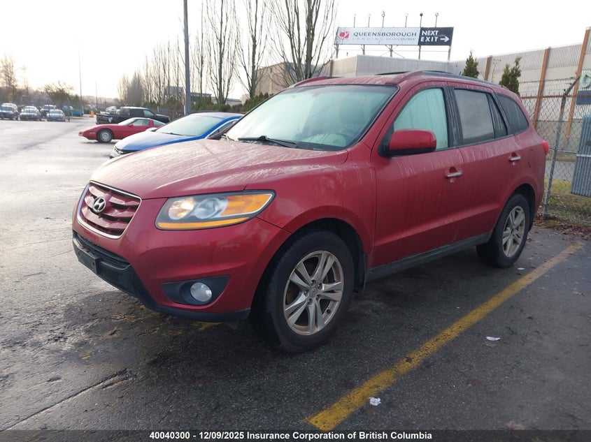 5NMSHDAG9AH337160 2010 HYUNDAI SANTA FE photo no. 2