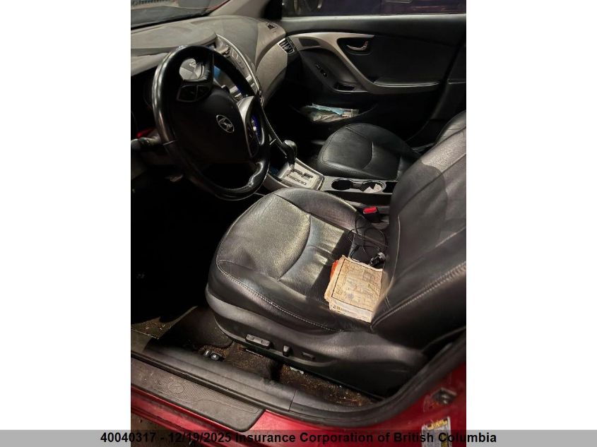 2013 Hyundai Elantra Gls/Limited VIN: 5NPDH4AE4DH431087 Lot: 40040317