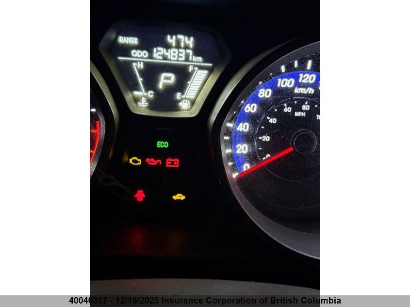 2013 Hyundai Elantra Gls/Limited VIN: 5NPDH4AE4DH431087 Lot: 40040317