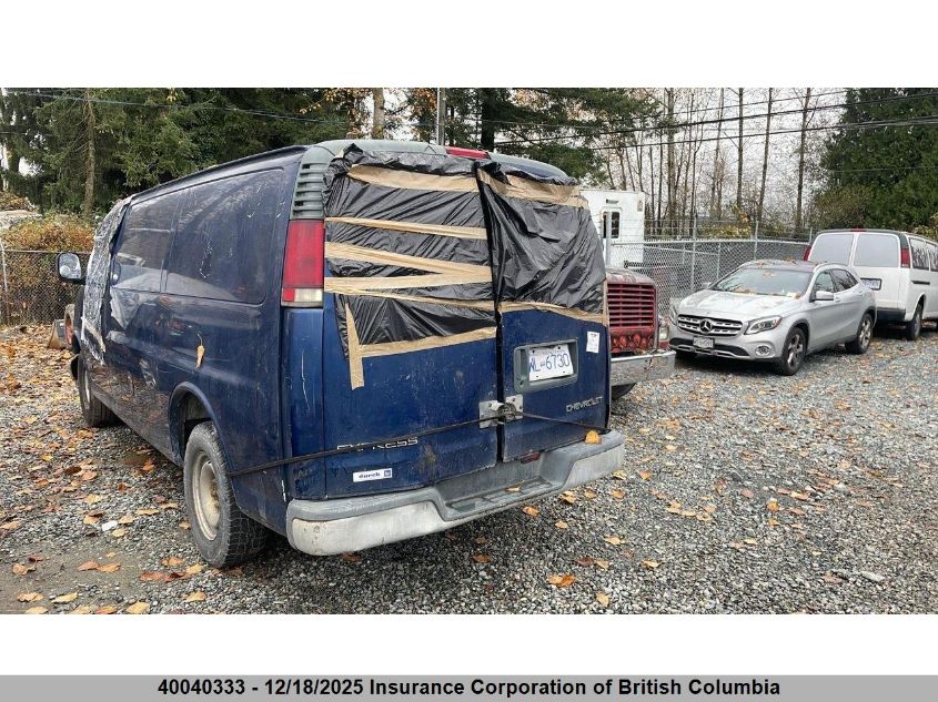 2000 Chevrolet Express Standard VIN: 1GCFG25M5Y1170650 Lot: 40040333