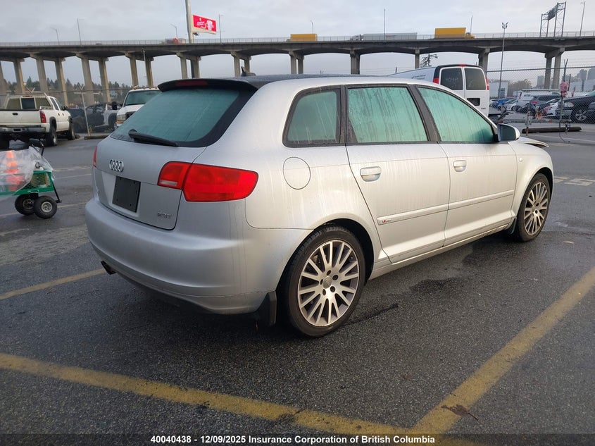 WAUHF78P67A158551 2007 AUDI A3 photo no. 4
