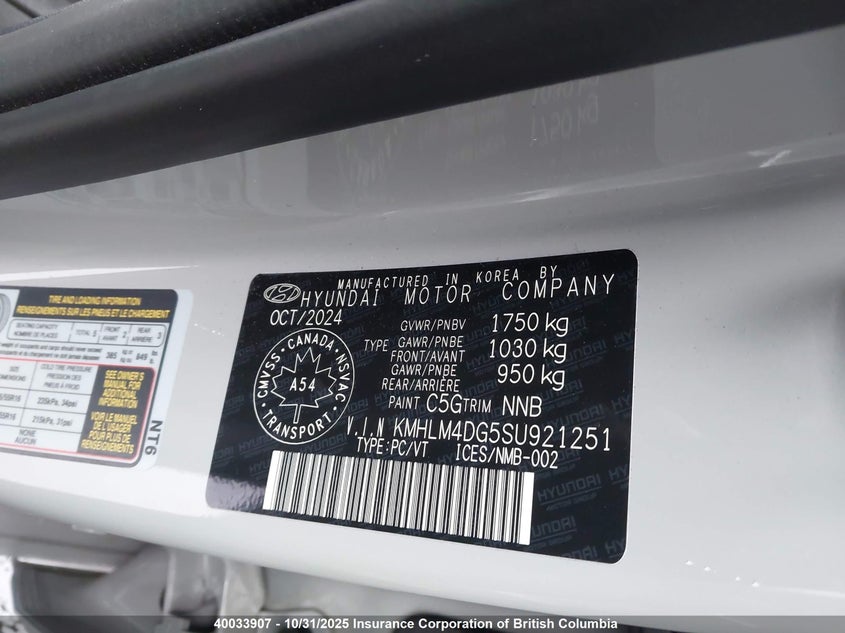 KMHLM4DG5SU921251 2025 HYUNDAI ELANTRA photo no. 9