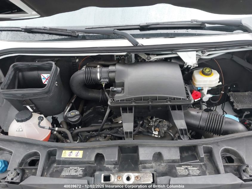 2020 Mercedes-Benz Sprinter 2500 VIN: W1Y4EBHY6LT042955 Lot: 40039672